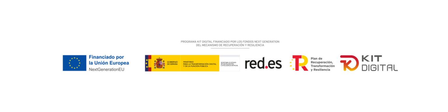 Logos oficiales del Kit Digital Mallorca financiado por la Unión Europea y el Gobierno de España
